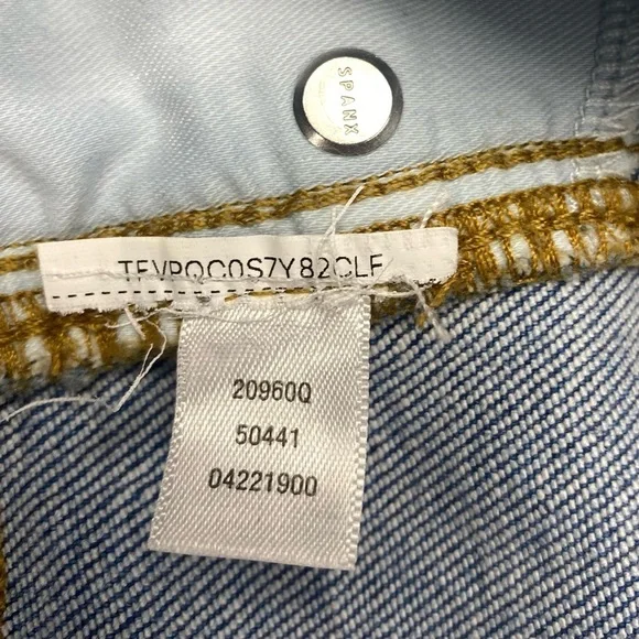 SPANX FLARE JEANS WOMENS LARGE PULL ON CITY CASUAL COLLEGE - Picture 7 of 10